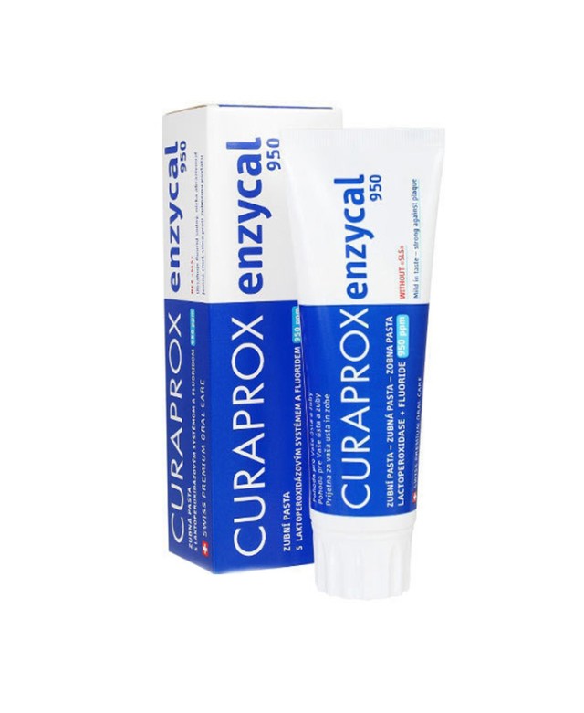 Curaprox Enzycal 950, Οδοντόκρεμα με Ήπια Γεύση 75ml