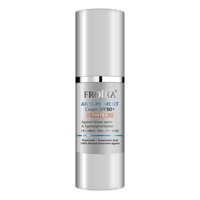 Froika Anti-Pigment Cream SPF50 Tinted Κατά των Καφέ Κηλίδων & της Υπερμελάγχρωσης, με Χρώμα 30ml