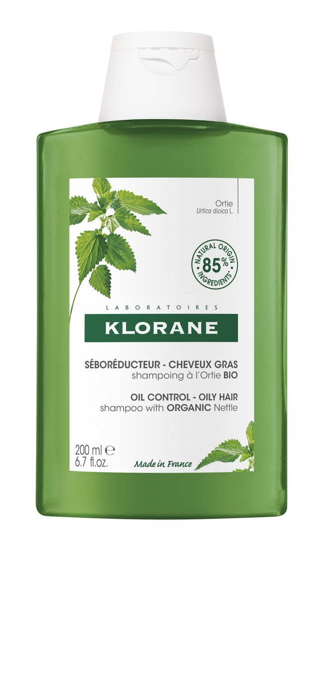 Klorane Ortie Oil Control- Oily Hair, Σαμπουάν για Λιπαρά Μαλλιά με Τσουκνίδα 200ml