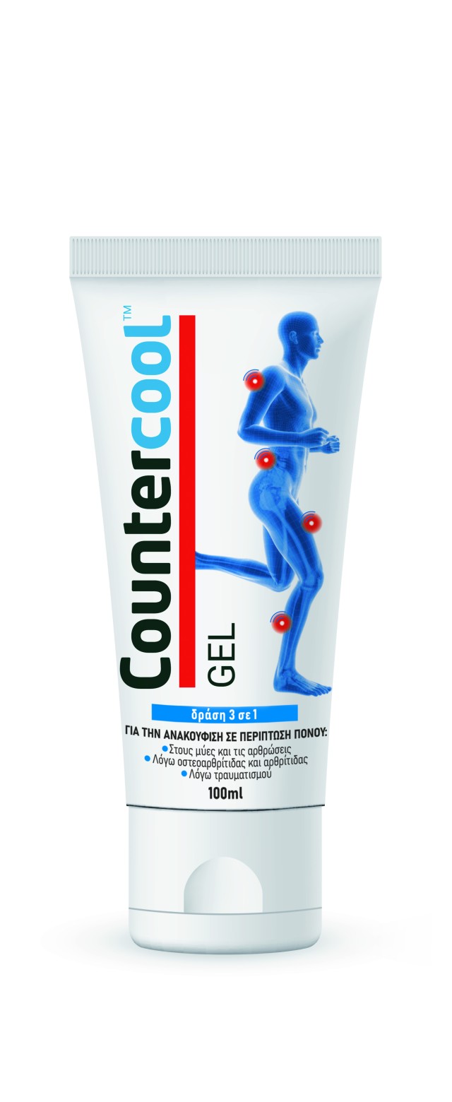 CounterCool Gel Δράση 3σε1, Γέλη Ανακούφισης Πόνου 100ml