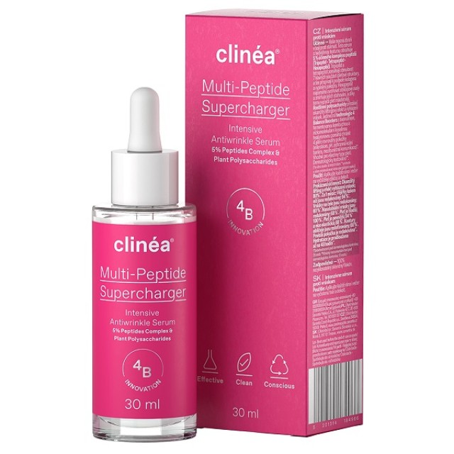 Clinea Multi-Peptide Supercharger Αντιρυτιδικός Ορός Προσώπου 30ml