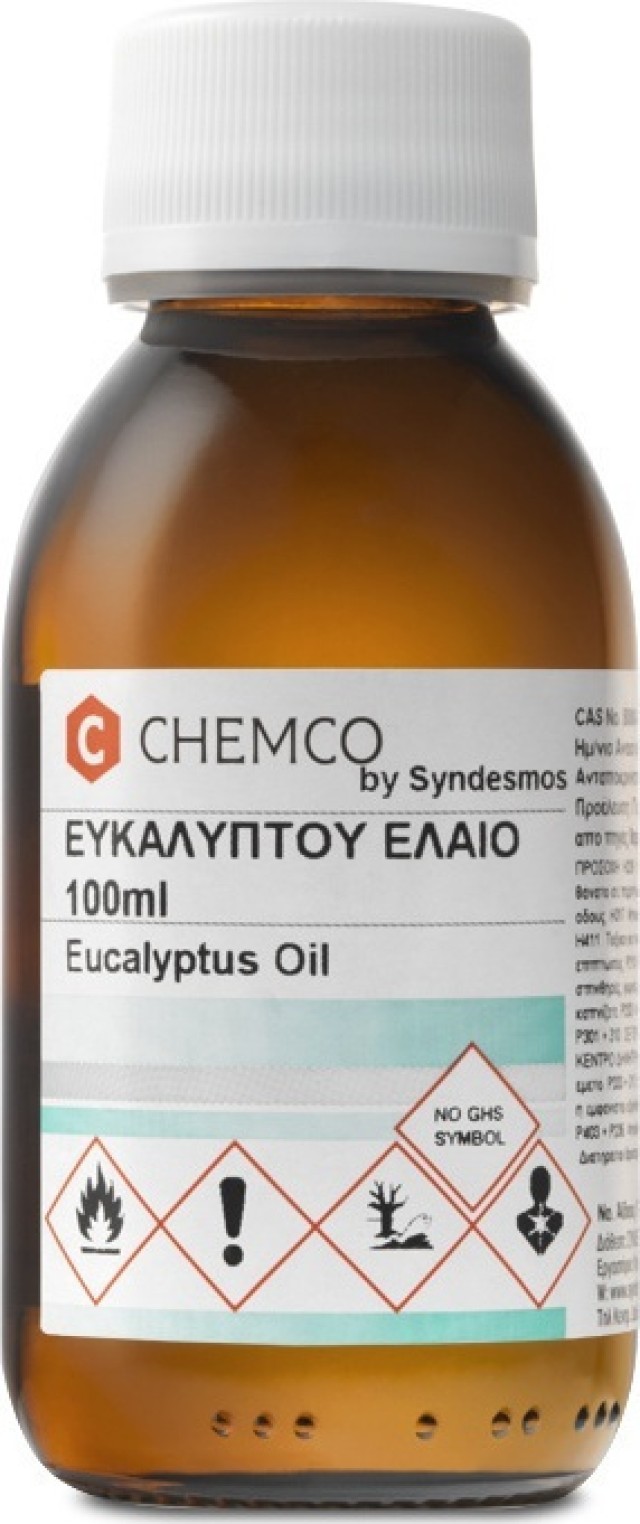 Chemco Essential Oil Eucalyptus, Αιθέριο Έλαιο Ευκαλύπτου 100ml