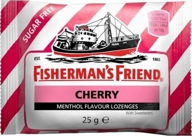 Fishermans Friend Καραμέλες με Γεύση Κεράσι Χωρίς ζάχαρη 25gr