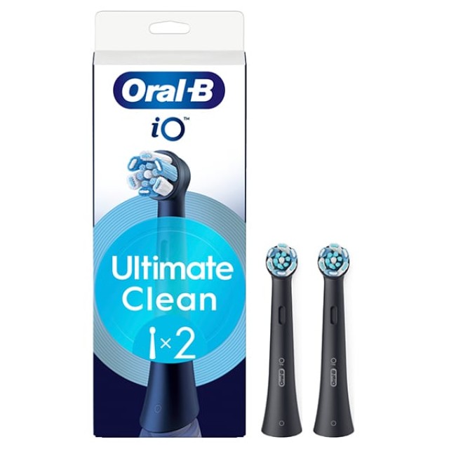 Oral-B iO Ultimate Clean Ανταλλακτικές Κεφαλές Ηλεκτρικής Οδοντόβουρτσας 2τεμ