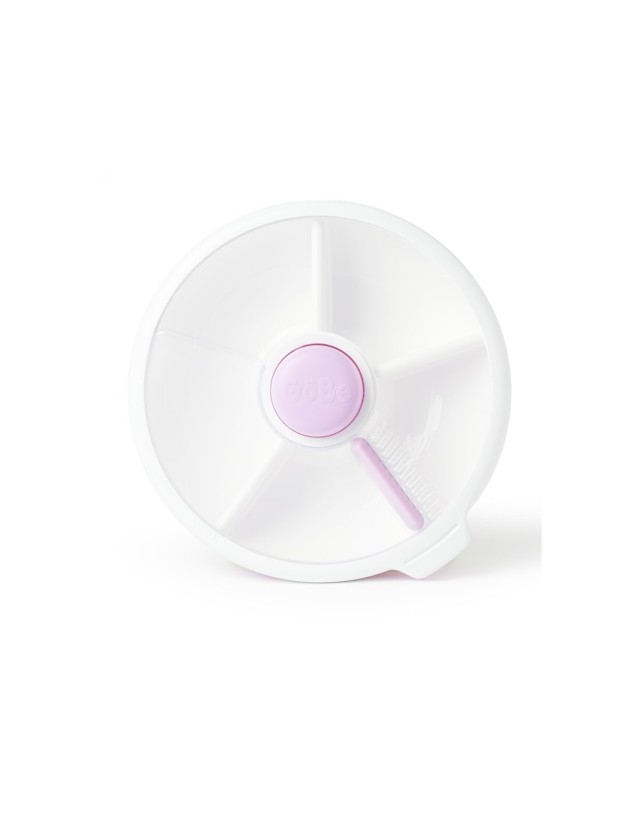 Gobe Snack Spinner Large, Δοχείο για Σνακ με Θήκες, Χρώμα Taro Purple