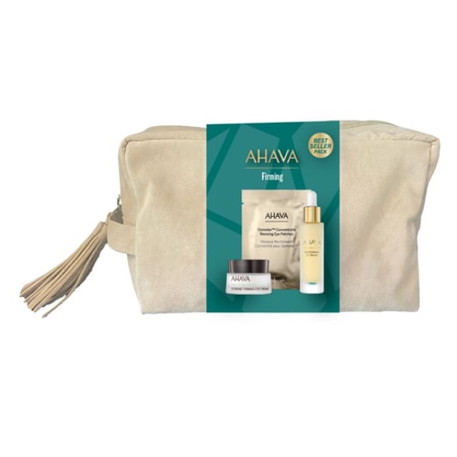 Ahava Promo Firming  MultiVitamin C+ Firming Serum Αντιγηραντικός Ορός 30ml & Extreme Firming Eye Cream Αντιγηραντική  Κρέμα Ματιών 15ml & Osmoter Eye Patches Single Pair Μάσκα Ματιών 1Τεμάχιο