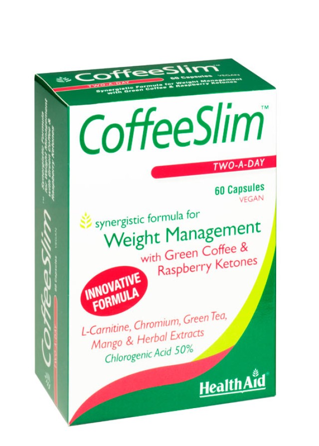 Health Aid Coffee Slim, Πράσινος Καφές 60 Κάψουλες