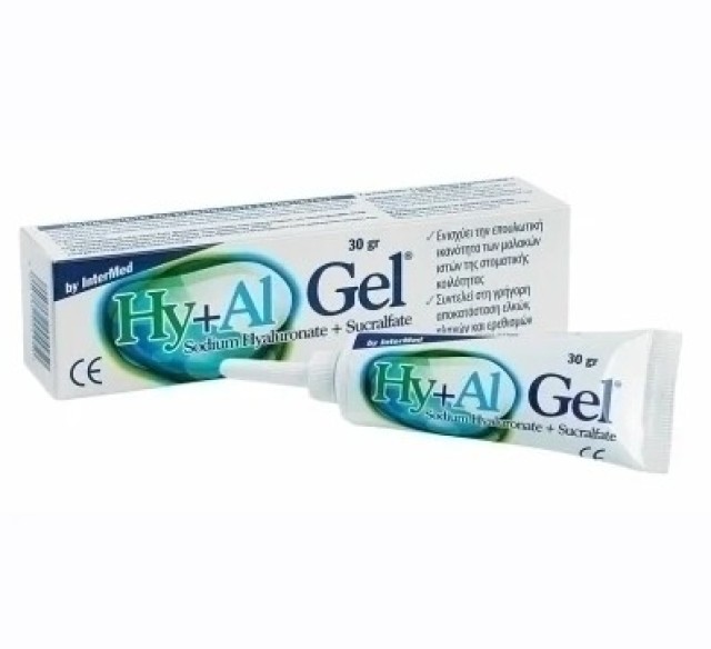 Intermed Hy+al Gel, Στοματική Γέλη Επούλωσης Μαλακών Ιστών 30gr