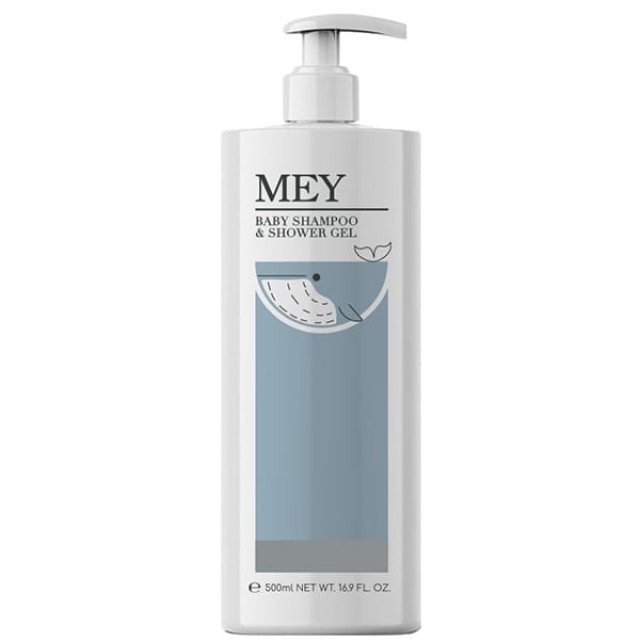 Mey Baby Shampoo & Shower Gel Βρεφικό Σαμπουάν & Αφρόλουτρο 500ml
