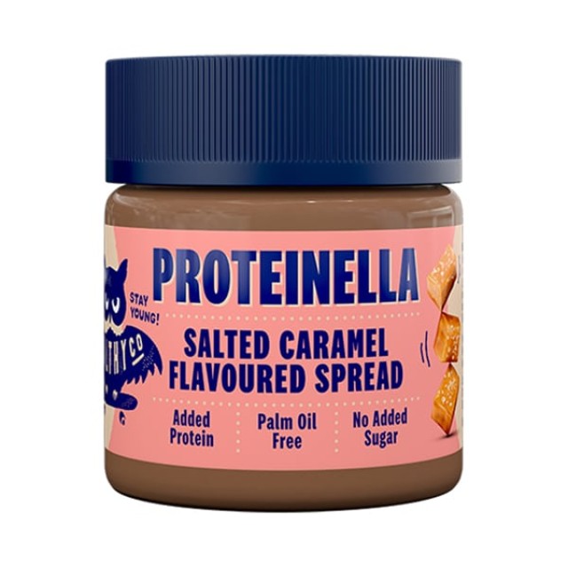 HealthyCo Proteinella Salted Caramel Άλειμμα Αλατισμένης Καραμέλας με Έξτρα Πρωτεΐνη Χωρίς Προσθήκη Ζάχαρης 200gr