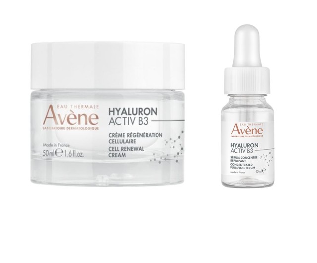 Avene Promo Hyaluron Activ B3 Cell Renewall Cream, Κρέμα Κυτταρικής Αναγέννησης 50ml & ΔΩΡΟ Hyaluron Serum 10ml