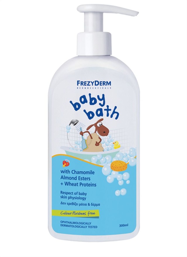 Frezyderm Baby Bath Βρεφικό Αφρόλουτρο Χωρίς Χρωστικές και Parabens 300ml
