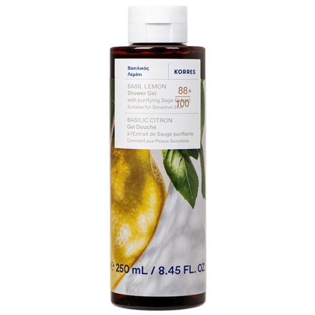 Korres Βασιλικός Λεμόνι Αφρόλουτρο 250ml