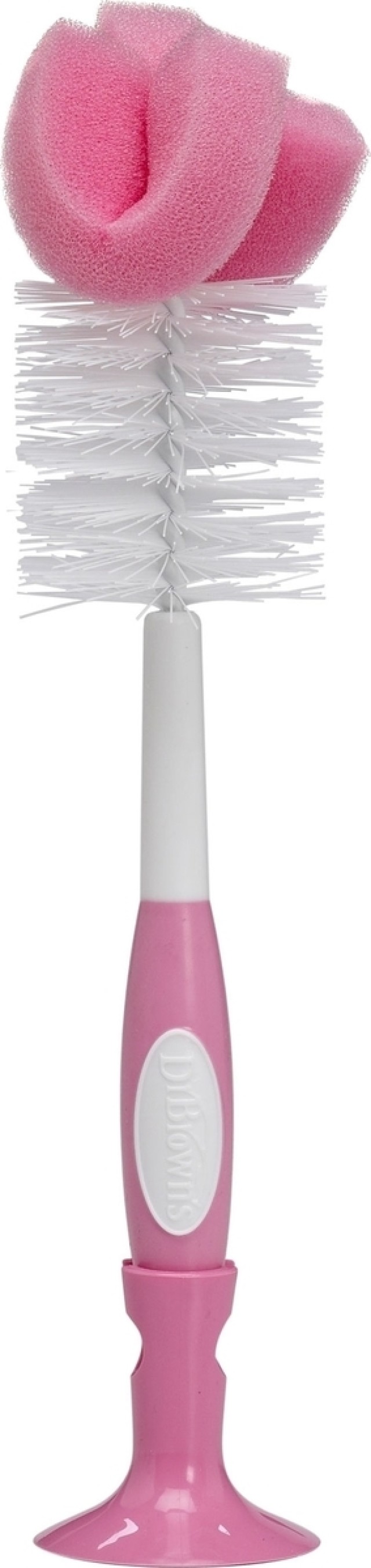Dr Browns Bοttle Brush AC026, Βούρτσα Καθαρισμού Μπιμπερό, Χρώμα Ροζ 1 Τεμάχιο