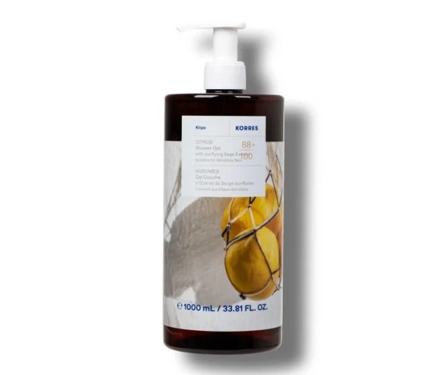 Korres Citrus Shower Gel Αφρόλουτρο Κίτρο 1000ml