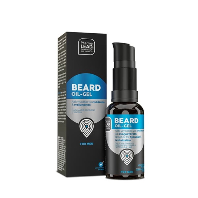 Pharmalead Beard Oil-Gel for Men Λάδι-Τζελ Γενειάδας 30ml