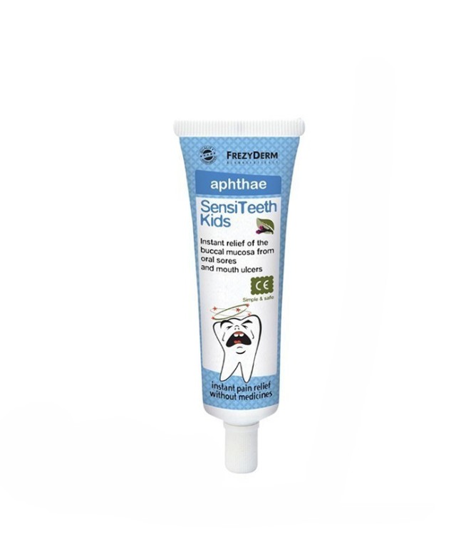 Frezyderm Kids Sensiteeth Aphthae Gel, Γέλη για Άφθες και Στοματικά Έλκη 25ml