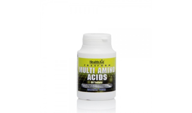 Health Aid Μulti Amino Acids, Πολυαμινοξέα 60 Ταμπλέτες