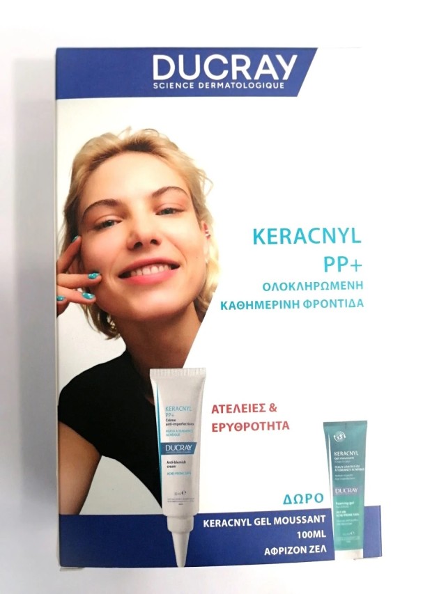 Ducray Promo Keracnyl PP+ Κρέμα κατά των Ατελειών 30ml & Δώρο Keracnyl Gel Moussant 100ml