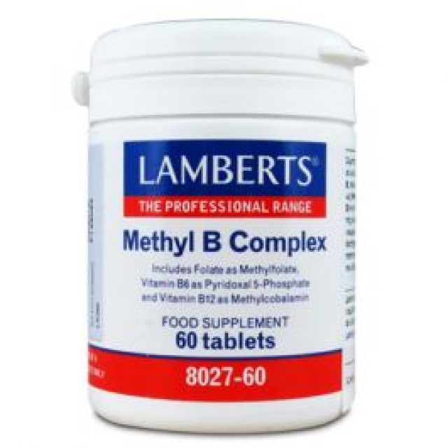 Lamberts Methyl B Complex, Σύμπλεγμα Βιταμινών Β 60 Tab