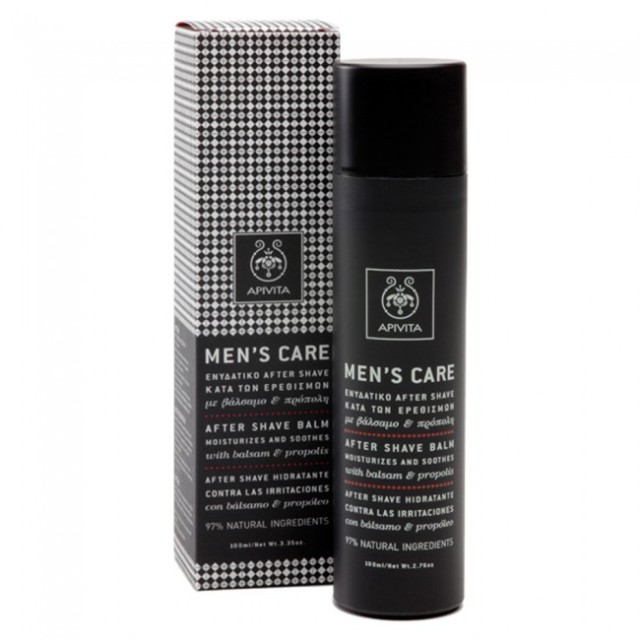 Apivita Mens Care, Ενυδατικό After Shave Κατά Των Ερεθισμών Με Βάλσαμο & Πρόπολη 100ml