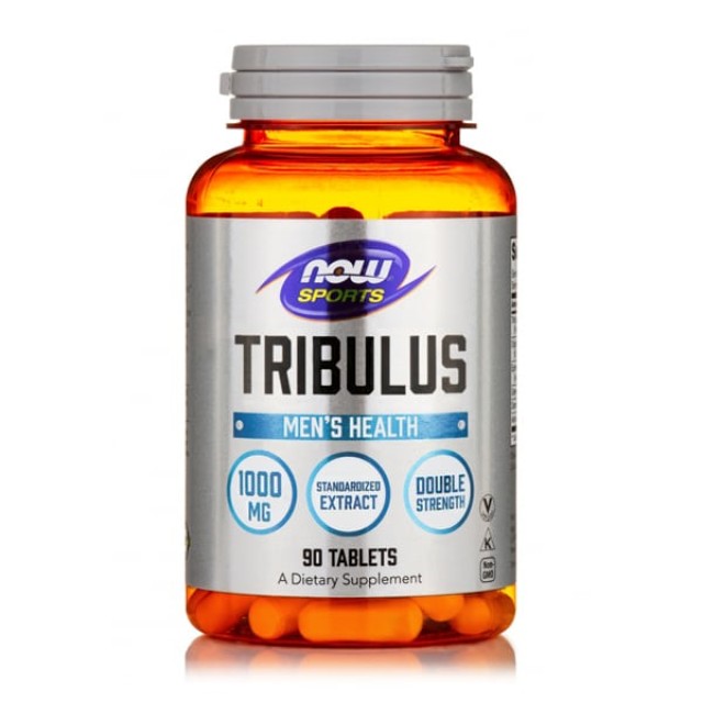 Now Foods Tribulus 1000mg, Συμπλήρωμα Διατροφής 90 Φυτικές Ταμπλέτες
