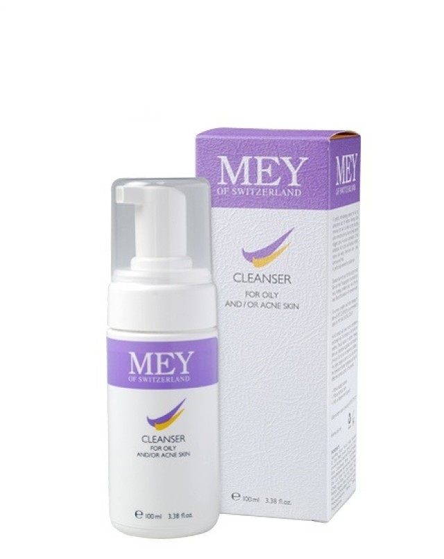 Mey cleanser oily/acne skin 100 ml (καθαρισμός λιπαρών ακνεικών επιδερμίδων)