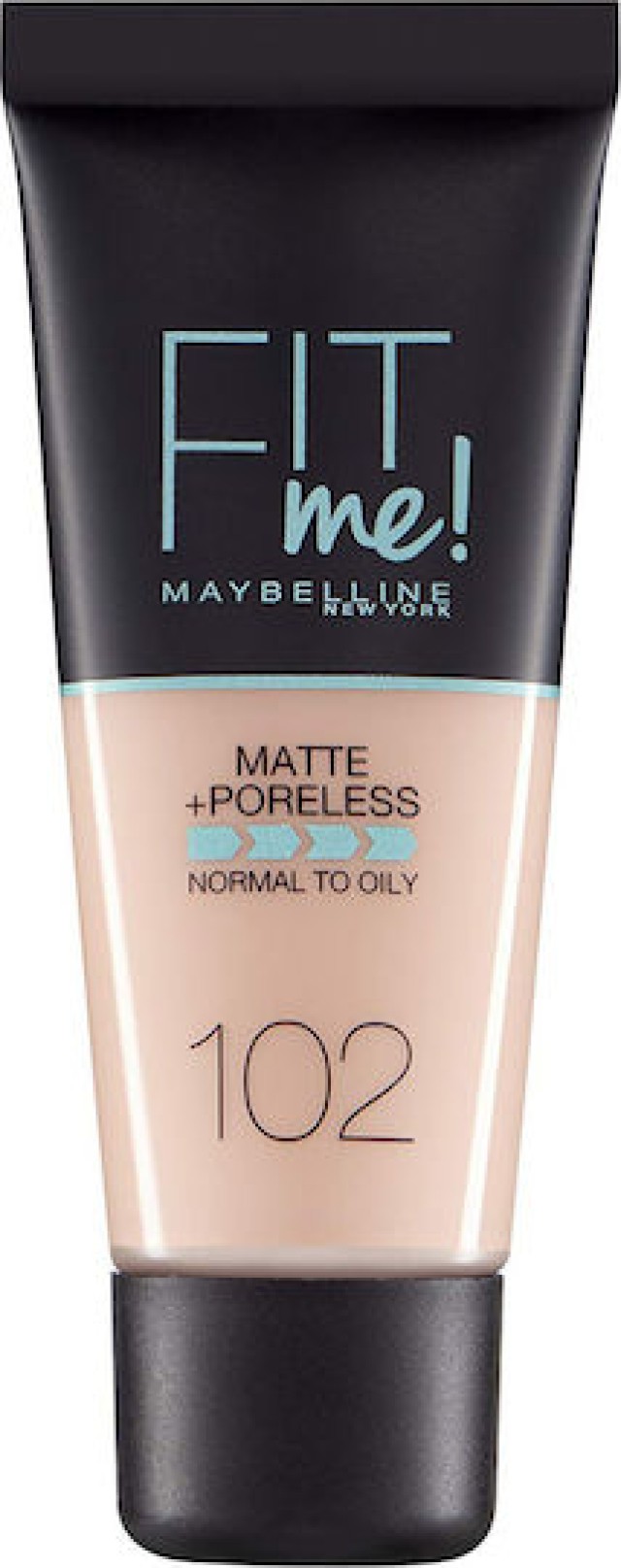 Maybelline Fit Me Matte + Poreless Liquid Make Up 102 Fair Ivory 30ml