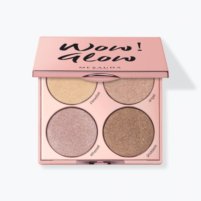 Mesauda Wow Glow Compact Highlighter Palette 4x3gr
