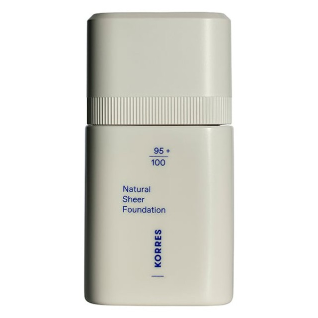 Korres Natural Sheer Foundation 01 Light Για Φυσική Κάλυψη 30ml