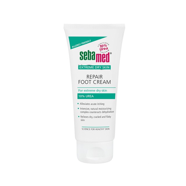  Sebamed Repair Foot Cream Urea 10% Αναπλάθει & Αναγεννά το Δέρμα σε Πέλματα, Φτέρνες & Αγκώνες 100ml