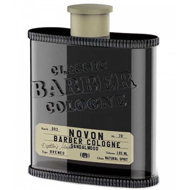 Novon Barber Cologne Sandalwood, Aftershave Άρωμα Σανταλόξυλο 185ml