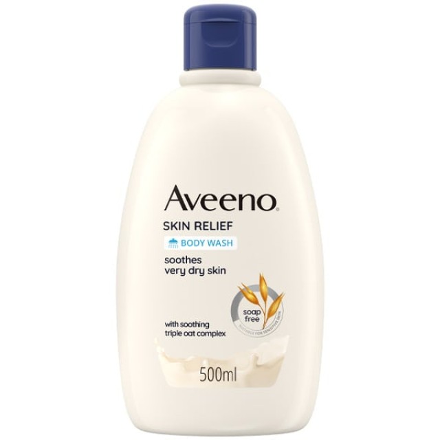 Aveeno Skin Relief Body Wash Ενυδατικό Υγρό Καθαρισμού Σώματος 500ml