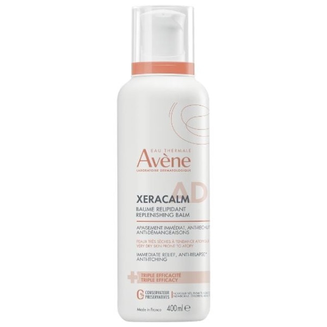 Avene Eau Thermale Xeracalm AD Relipidizing Balm Αναπλήρωσης Λιπιδίων 400ml