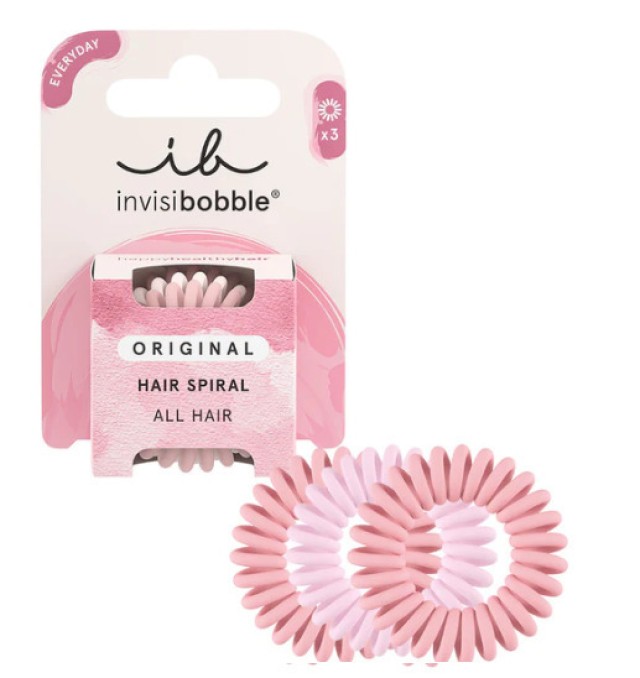 Invisibobble Original Hair Spiral, Λαστιχάκια Μαλλιών 3 Τεμάχια