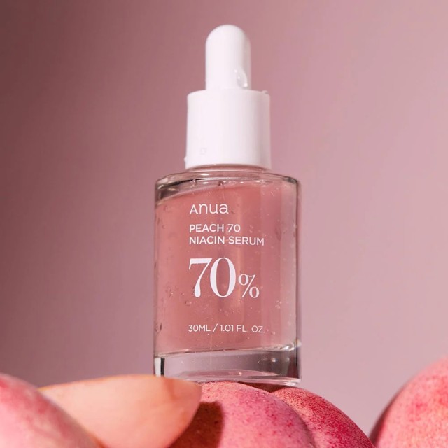 Anua Peach 70% Niacinamide Serum Ορός Προσώπου με Ροδάκινο για Φωτεινότητα & Λάμψη 30ml
