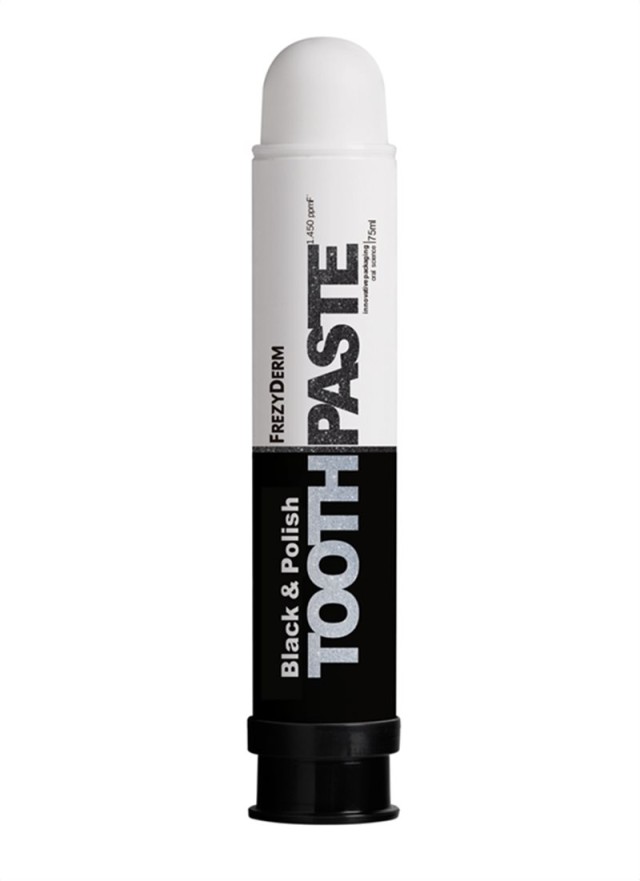 Frezyderm Toothpaste Black & Polish Για Άμεση Λεύκανση και Έντονο Contrast 75ml