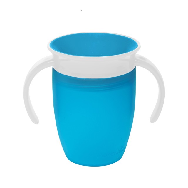 Munchkin Miracle 360° Trainer Cup, Παιδικό Ποτηράκι με Χερούλια, Χρώμα Μπλε 207ml