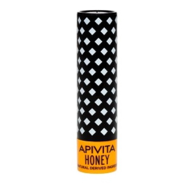 Apivita Eco Bio Lip Care Honey, Ενυδατικό Βιολογικό Lip Care με Εκχύλισμα Μελιού και Βιταμίνη Ε 4.4gr