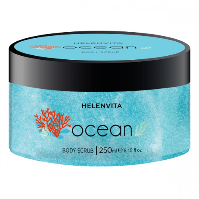 Helenvita Body Scrub Ocean Απολέπιση Σώματος Με Άρωμα Από Νότες Θαλασσινής Αύρας 250ml