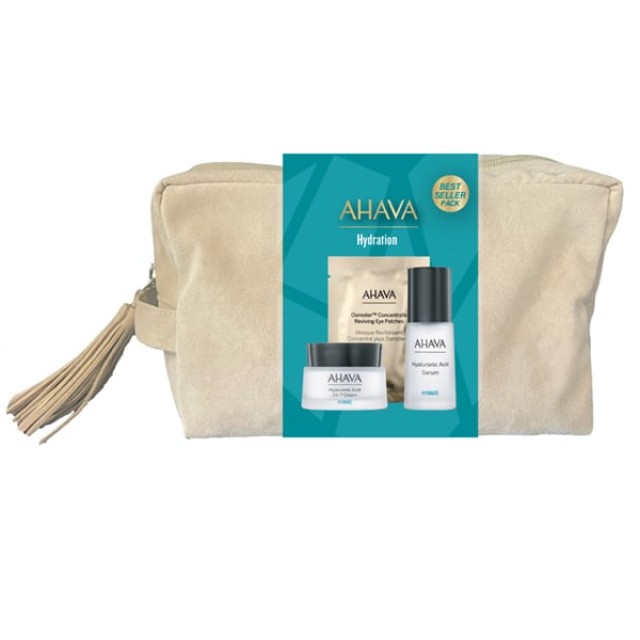 Ahava Promo Hyaluronic Acid 24/7 Κρέμα Υαλουρονικού 50ml & Hyaluronic Acid Ορός Υαλoυρονικού 30ml & Osmoter Patches Μάσκα Ματιών 1 Τεμάχιο