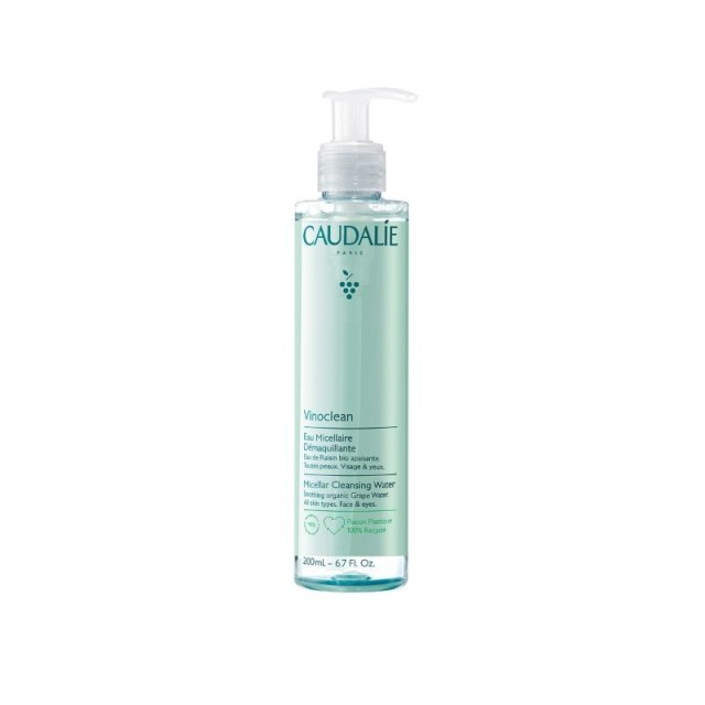 Caudalie Vinoclean Micellar Cleansing Water, Βιολογικό Νερό Σταφυλιού 200ml
