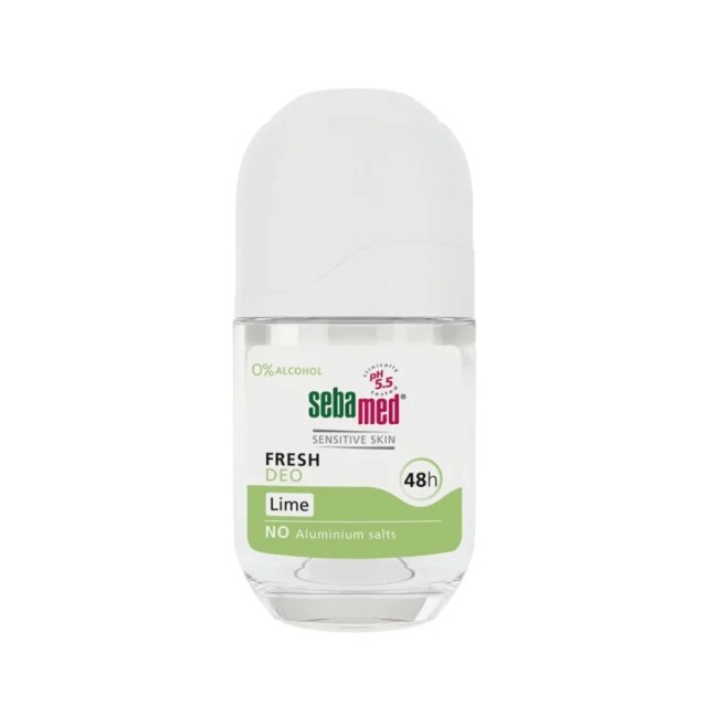 Sebamed Deo Roll-on Fresh Lime, Αποσμητικό για Ευαίσθητες Επιδερμίδες 50ml