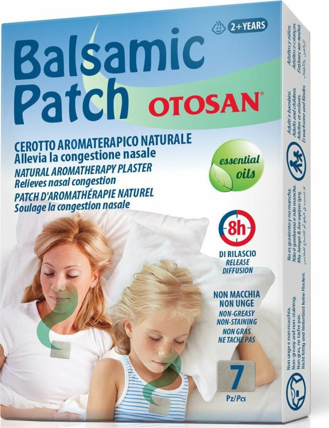 Otosan Balsamic Patch, Επιθέματα για τη Ρινική Συμφόρηση x7 Τεμάχια