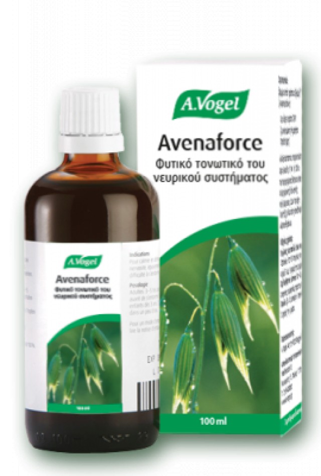 A.Vogel Avenaforce Βάμμα Από Φρέσκια Avena Βρώμη, Φυτικό Τονωτικό του Νευρικού Συστήματος 100ml
