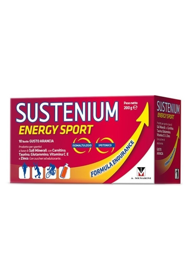 Menarini Sustenium Energy Sport Πορτοκάλι 10 Φακελίσκοι