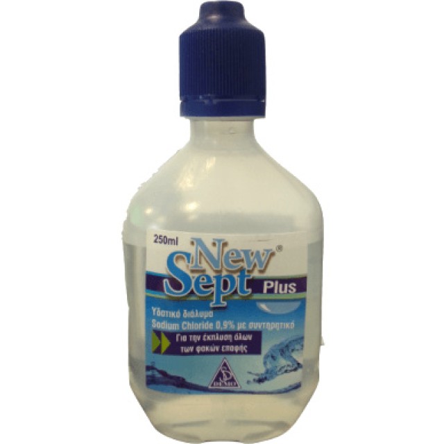 New Sept Plus, Διάλυμα για την Έκπλυση των Φακών Επαφής 250ml