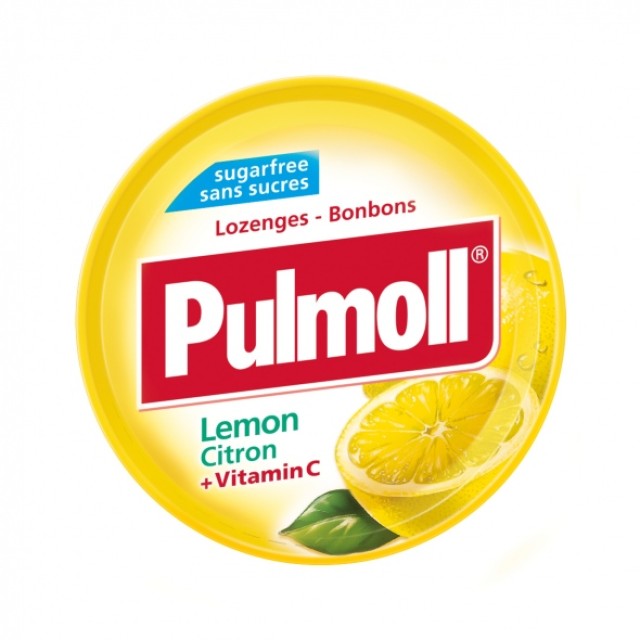 Pulmoll Καραμέλες χωρίς ζάχαρη Λεμόνι 45gr