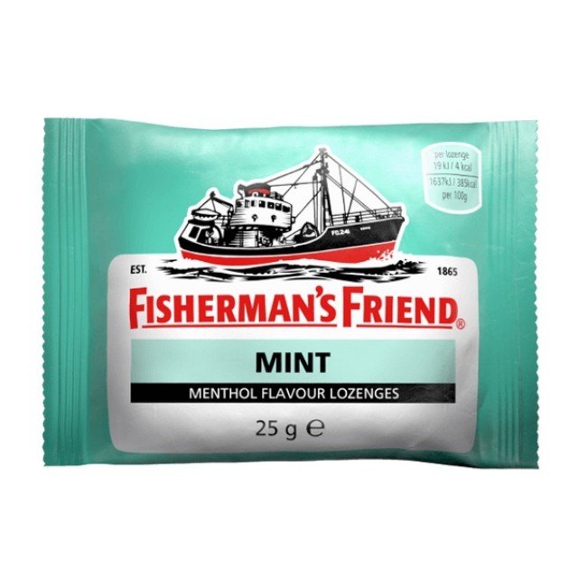 Fishermans Friend Καραμέλες με Γεύση Μέντας (Πράσινες) 25gr