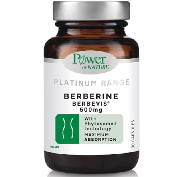 Power of Nature Platinum Range Berberine 500mg 30caps